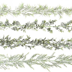 Everlands Snowy Leaf Garland (Assorted Designs) image 0