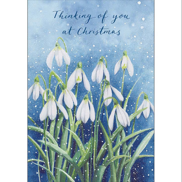 Woodmansterne Thinking Of You Snowdrops Card