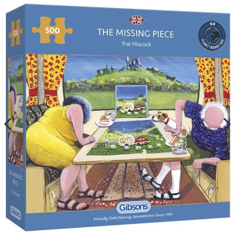 Gibsons The Missing Piece 500 Piece Jigsaw Puzzle image 0