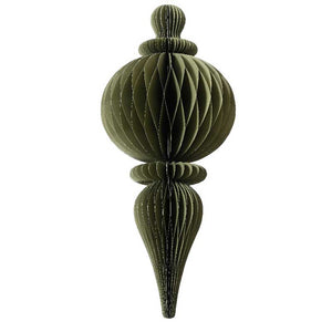 Decoris Hanging Paper Finial - Green image