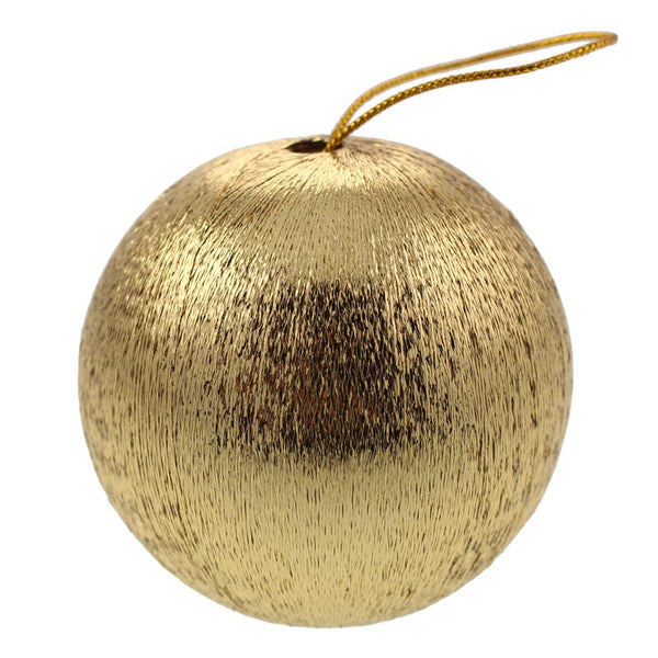 SageDecor Gold Spun Metallic Bauble image 0