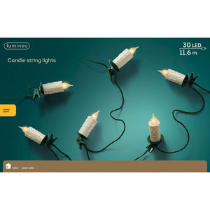 Lumineo LED Candle String Lights image 2