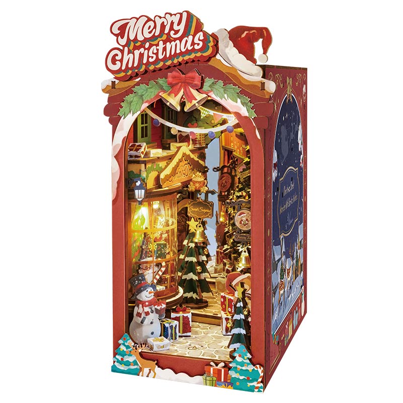 Rolife 'Christmas Street' DIY Book Nook image 0