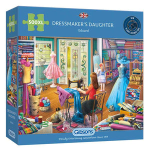 Gibsons The Dressmaker's Daughter 500 XL Piece Jigsaw Puzzle image 1
