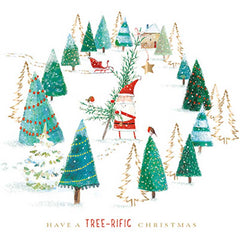 Ling Design Charity Christmas Cards - Tree-rific Christmas (Pack of 6) image 0