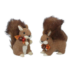 Gisela Graham Brown Plush Squirrel (Assorted Designs) image 0