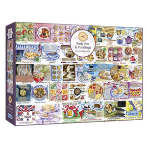 Gibsons Pork Pies & Puddings 1000 Piece Jigsaw image 1