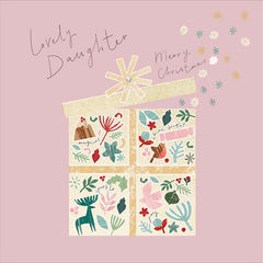 Woodmansterne Lovely Daughter Christmas Card