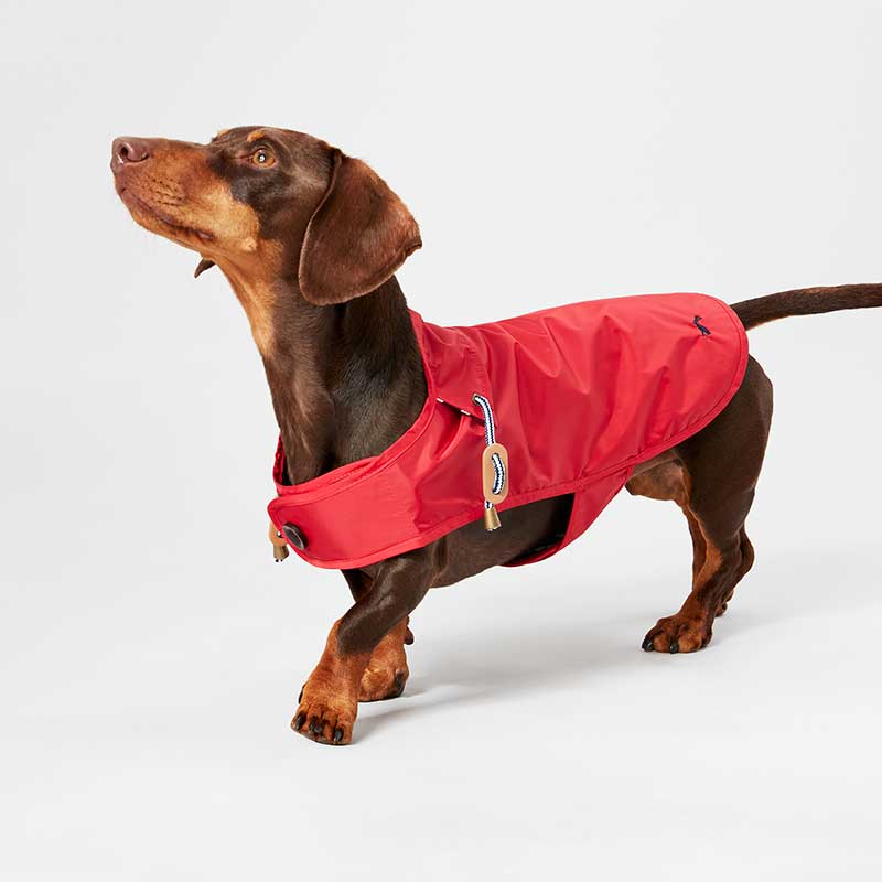 Joules Red Water Resistant Dog Coat image 0