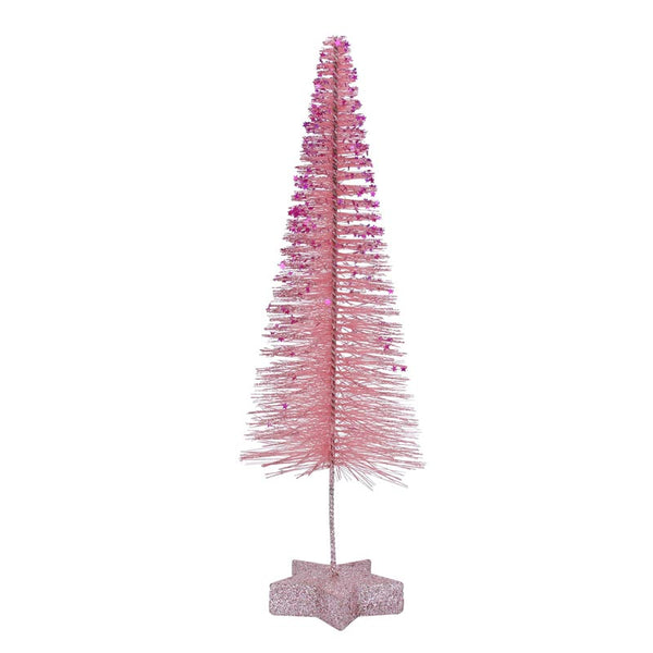 Gisela Graham Pink Brush Tree - 51cm image