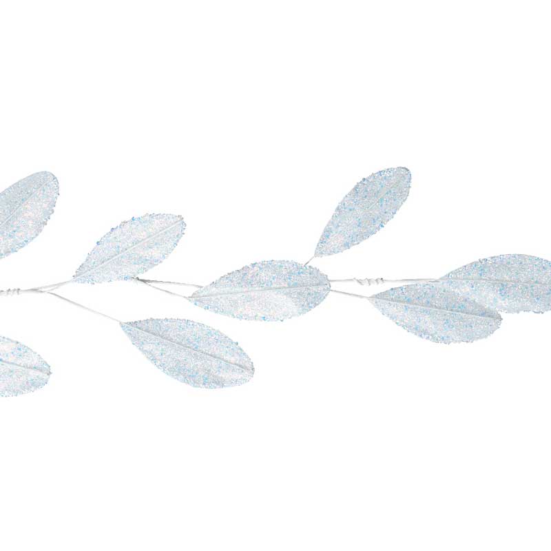 Everlands Polyester Glitter Leaf Garland image 0