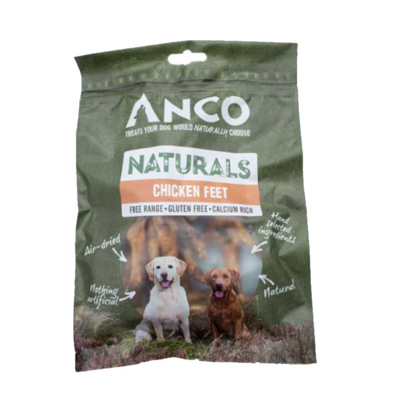 Anco Chicken Feet Dog Treats (100g) image 0