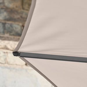 Platinum Riva 3m Round Crank & Tilt Parasol – Taupe image 4