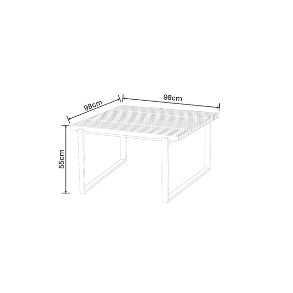 Hartman Trevi Mini Corner Sofa Set with Square Table image 5