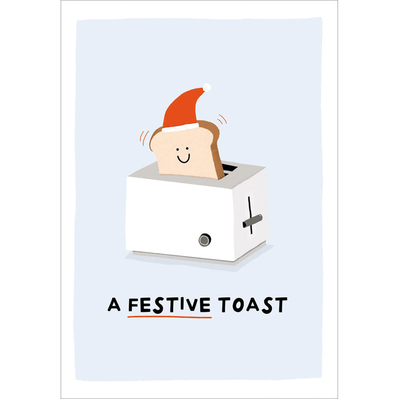 Woodmansterne Festive Toast Christmas Card image 0