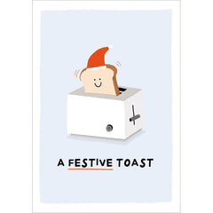 Woodmansterne Festive Toast Christmas Card image 0