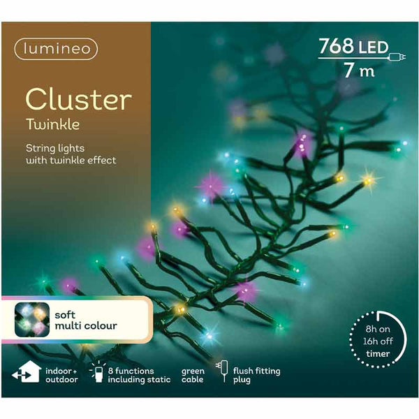Lumineo Cluster Twinkle String Lights image