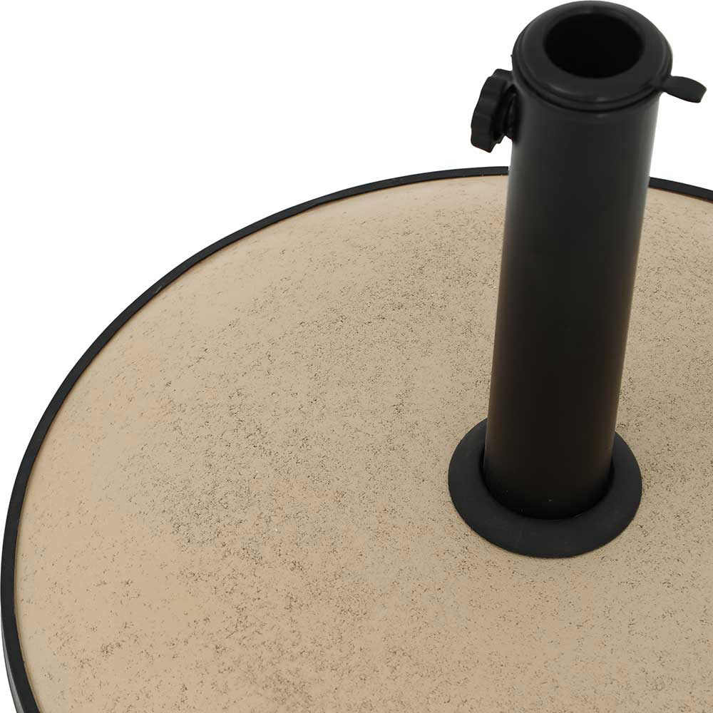 Platinum Piemonte 25kg Concrete Parasol Base in Sandstone image 0