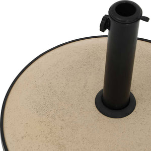 Platinum Piemonte 25kg Concrete Parasol Base in Sandstone image 1