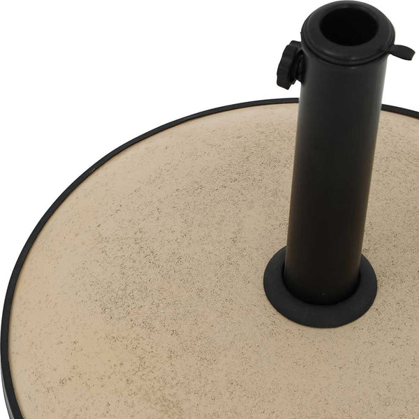 Platinum Piemonte 25kg Concrete Parasol Base in Sandstone image 1