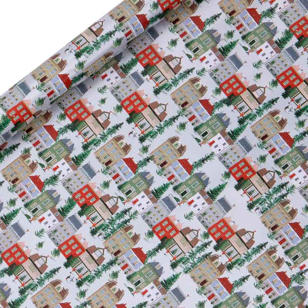 Glick Christmas Street Gift Wrap (4m) image 0