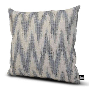 Extreme Lounging B-Cushion Aquaclean Macrame, 50 x 50cm – Blue image 0