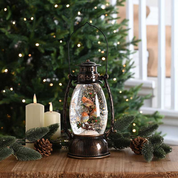 Festive Robins Water Spinner image 0