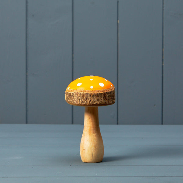 Satchville Wooden Mushroom - Orange image