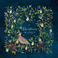 Ling Design Luxury Christmas Cards - Partridge In A Pear Tree (Pack of 5) image 0