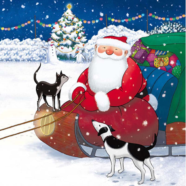 Woodmansterne Father Christmas Christmas Card image 0
