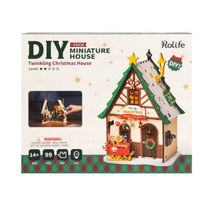 Rolife 'Twinkling Christmas House' DIY Miniature House image 6