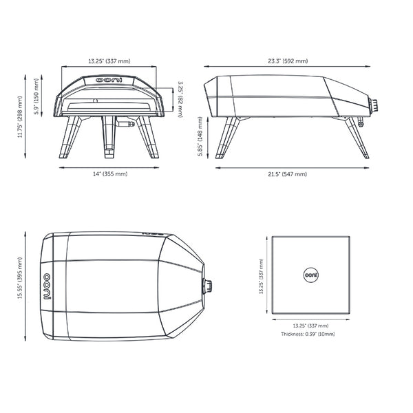 Ooni Koda 12 Gas Powered Outdoor Pizza Oven image 7