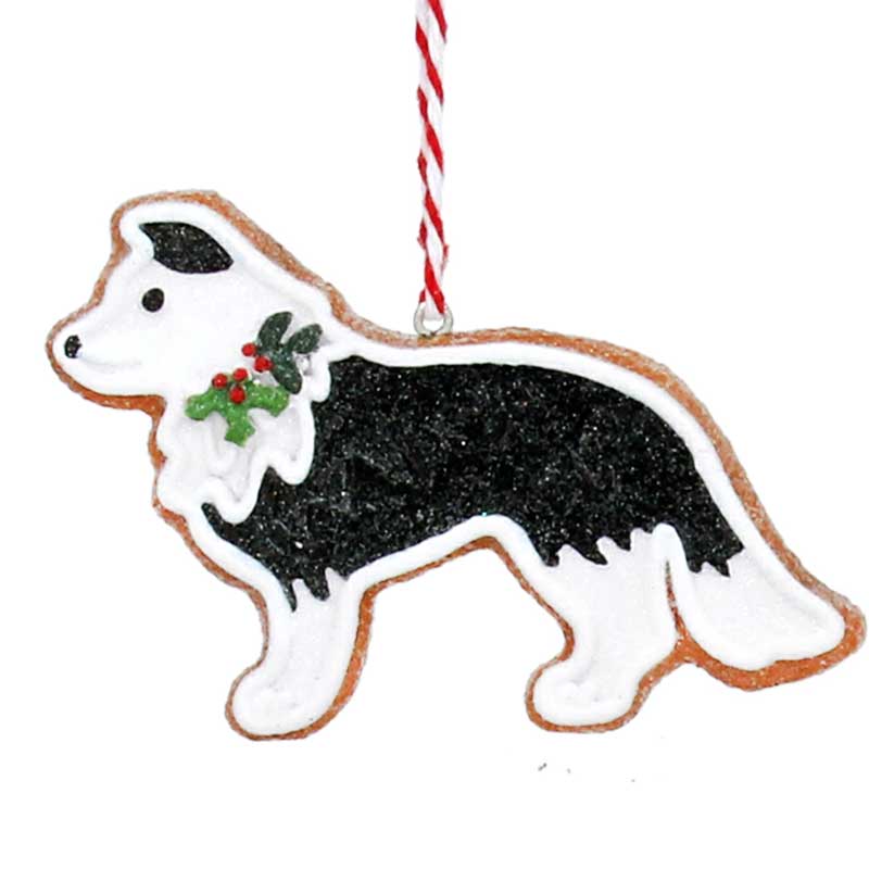 Gisela Graham Resin Gingerbread Dog image 0