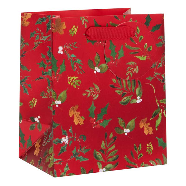 Glick Merry Christmas Foliage Gift Bag - Mini image