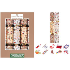 Harvey &amp; Mason 10 Luxury Merry Xmas Crackers image 0