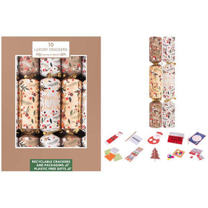 Harvey &amp; Mason 10 Luxury Merry Xmas Crackers image 0