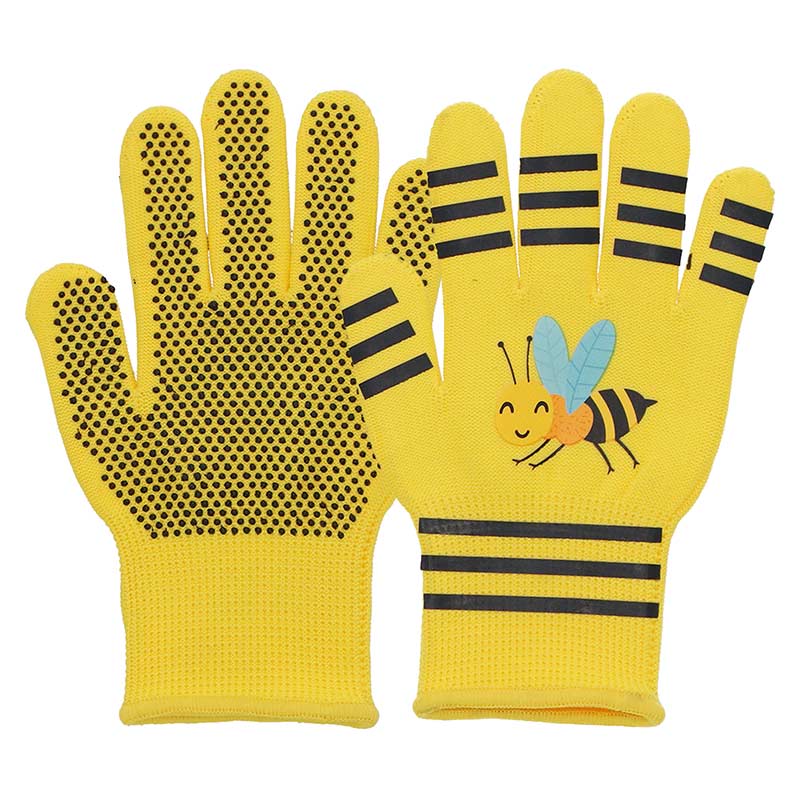 Fallen Fruits Bee Children's Gardening Gloves image 0