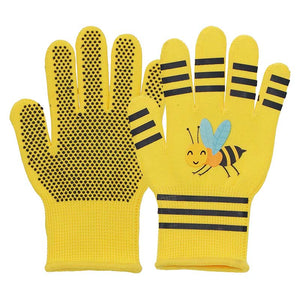 Fallen Fruits Bee Children's Gardening Gloves image 0