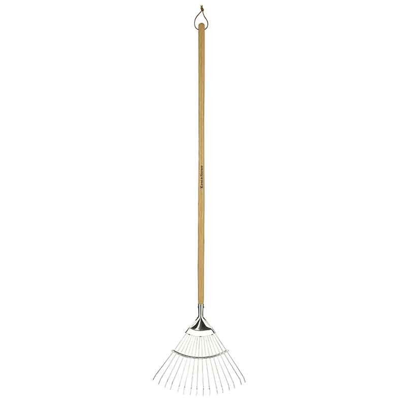 Kent & Stowe Stainless Steel Long Handled Lawn & Leaf Rake image 0