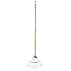 Kent & Stowe Stainless Steel Long Handled Lawn & Leaf Rake image 0