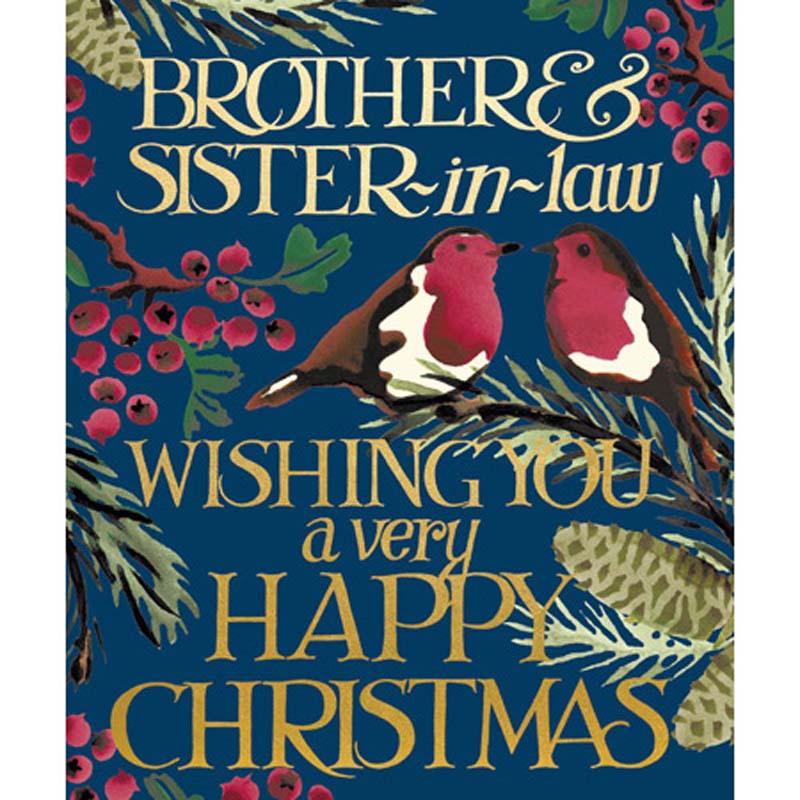 Woodmansterne Brother & Sister-in-law Christmas Card image 0