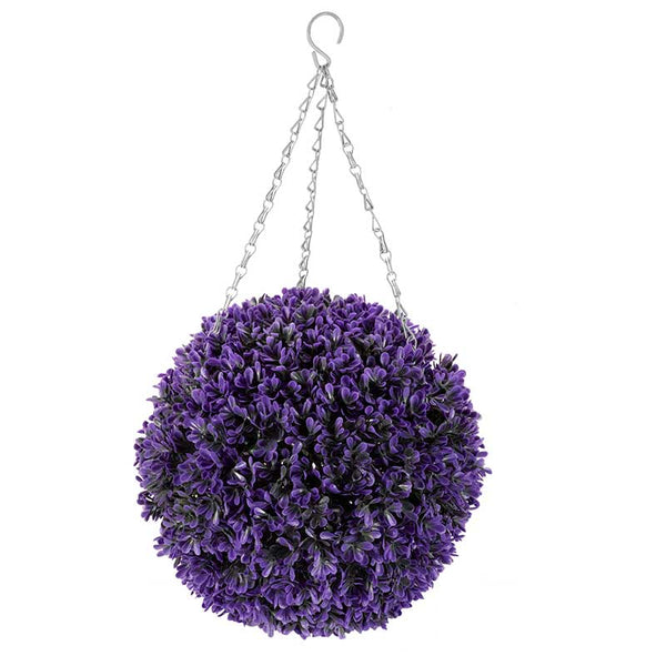 Smart Garden 30cm Artificial Topiary Vivid Violet Ball image 1