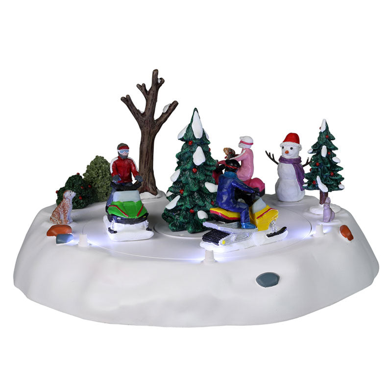 Lemax Snowmobile Fun image 0