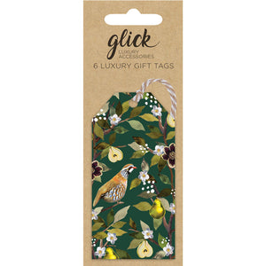 Glick Partridge In A Pear Tree Gift Tags (Pack of 6) image 0