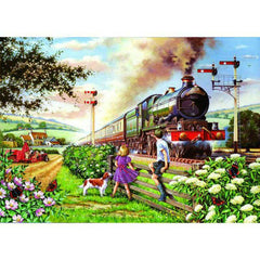 House of Puzzles Railway Children Big 500 Piece Jigsaw Puzzle image 0