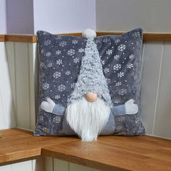 Three Kings Super Furry Grey Gonk Cushion image 0