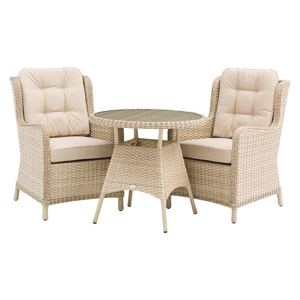 Bramblecrest Somerford Rattan 2 Seat Round Bistro Set image 1