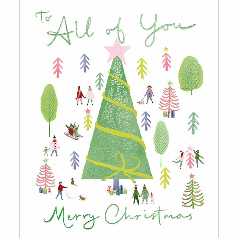 Woodmansterne All of You Christmas Card image 0