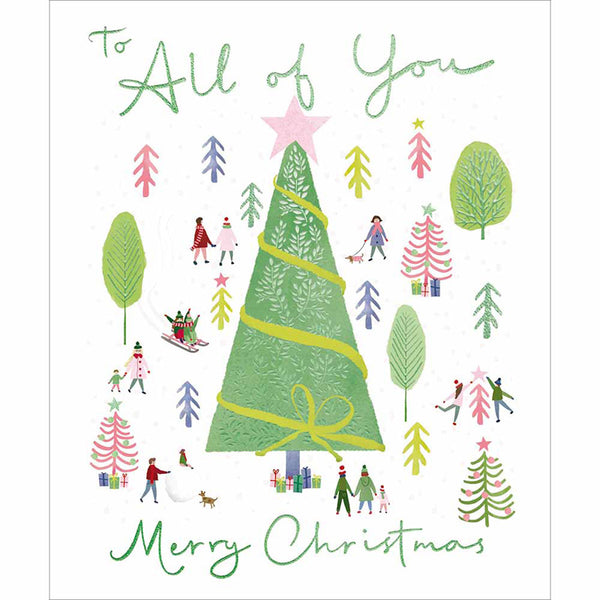 Woodmansterne All of You Christmas Card image 0