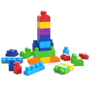 Mega Bloks First Builders Big Building Bag 60 Pieces Blue image 2
